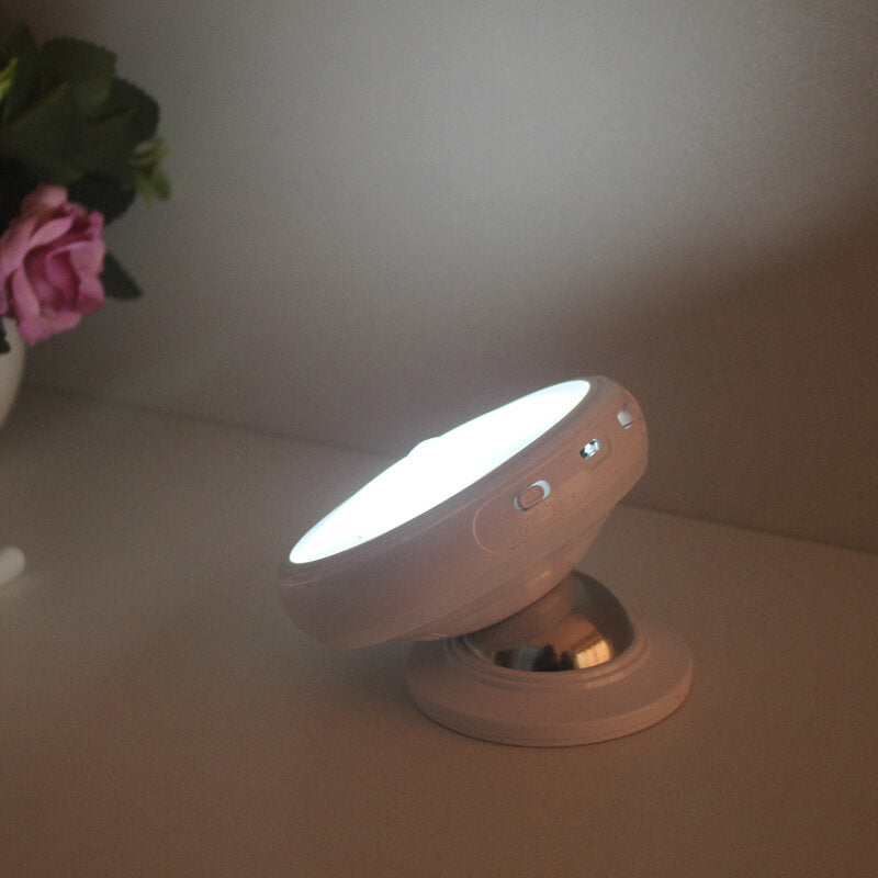 360 Rotation Human Body Sensor LED Night Light Magnetic Holder USB Rechargeable Lamp