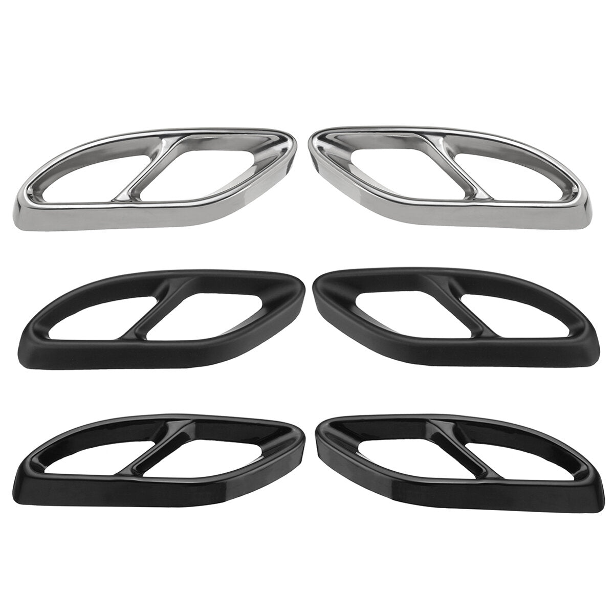 Rear Dual Exhaust Pipe Stick Cover Tail Laryngeal Cover