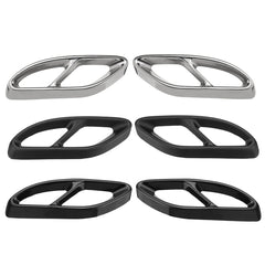 Rear Dual Exhaust Pipe Stick Cover Tail Laryngeal Cover