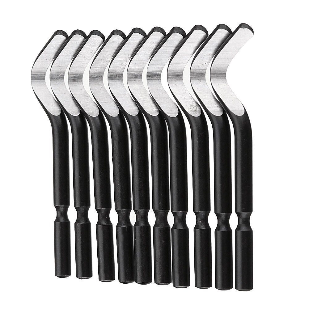 Burr Handle Scraper Deburring Tool 10pcs Deburring Trimming Blade Cutter Tools Kit