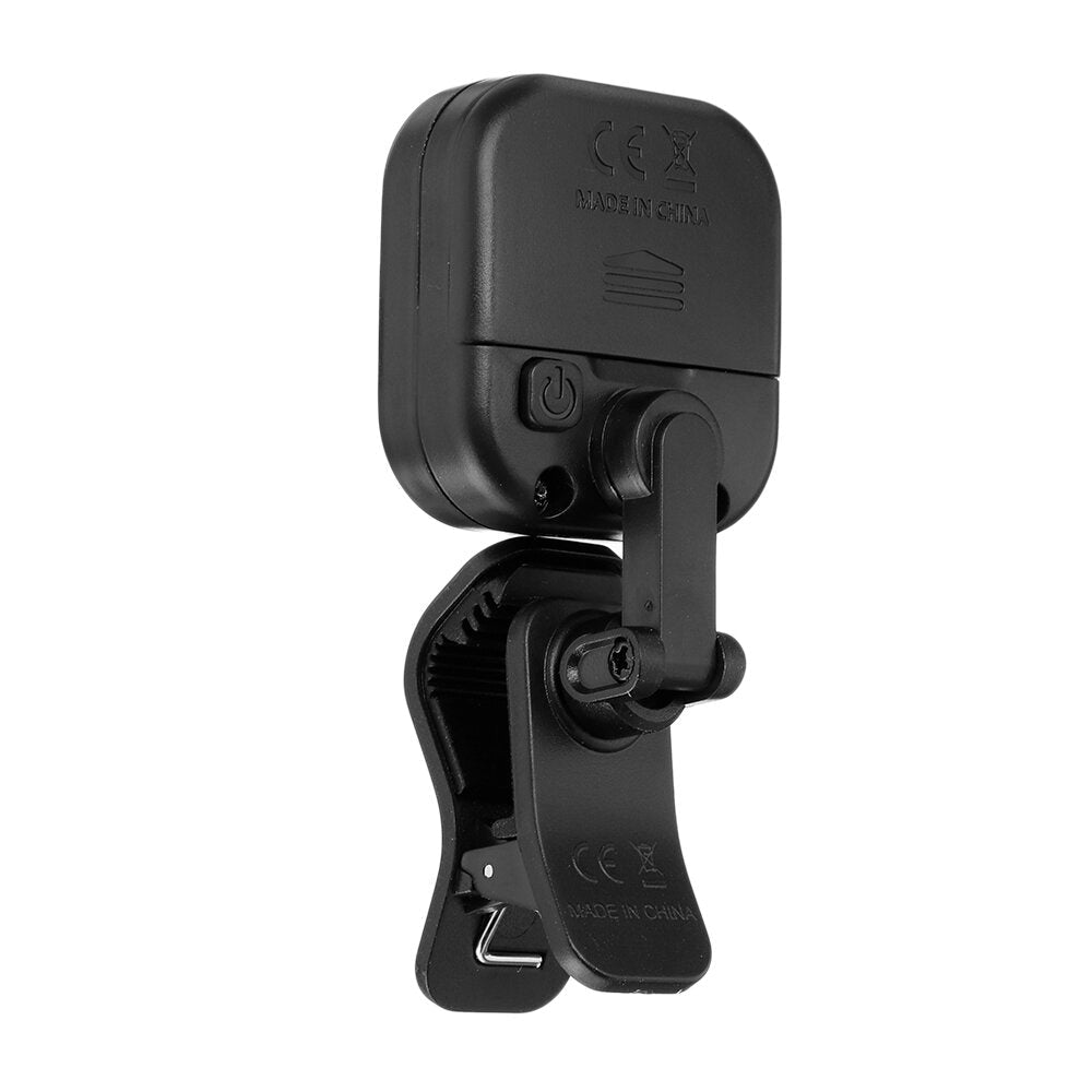 Mini Clip-On Tuner Colorful Screen 5 Tuning Modes Tuner for Ukulele Guitar Bass Violin