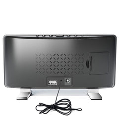 New LED Radio Alarm Clock Creative Snooze Electronic Clock USB Charging Digital Desk Clock