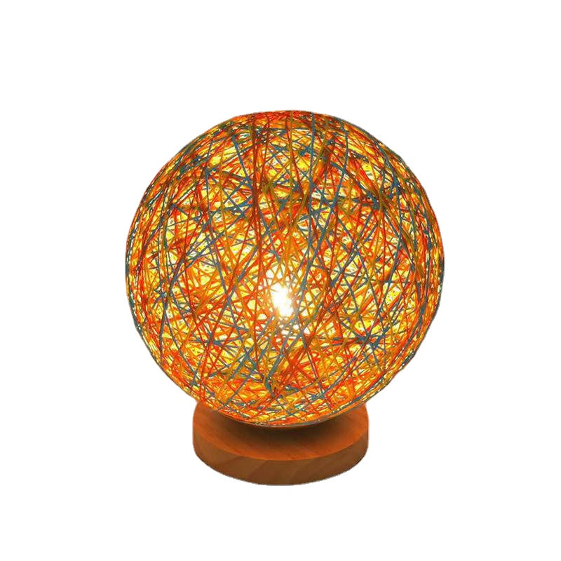 Ball Night Light Table Bedside Lamp Bedroom Home Decor Valentine Gift