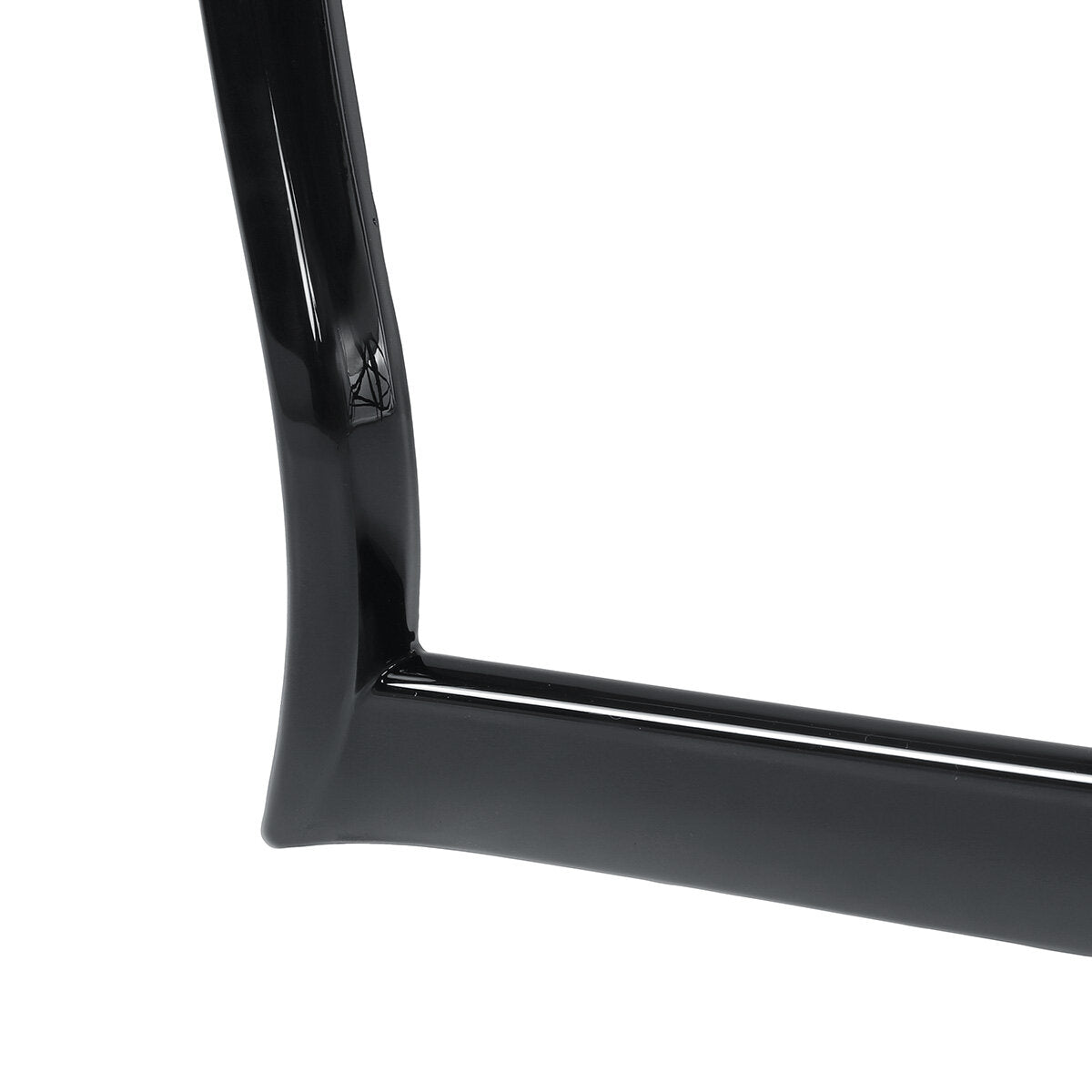 Glossy Black Front Grill Outline Trim Cover Overlay