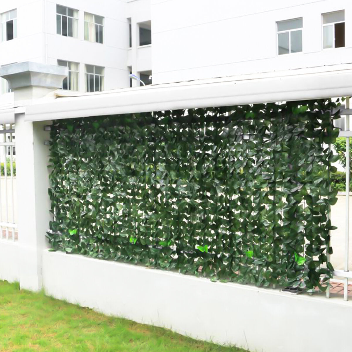 3x1M Outdoor Artificial Faux Ivy Leaf Privacy Fence Screen Decor Panels Hedge Garden Wall Cover