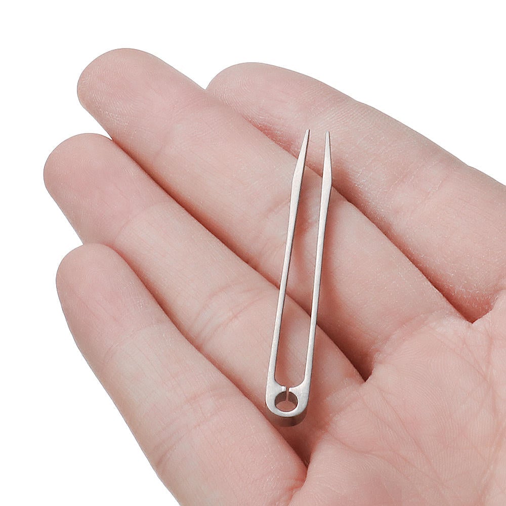 Titanium Alloy Mini Tweezer Portable Emergency CNC Clip Tool