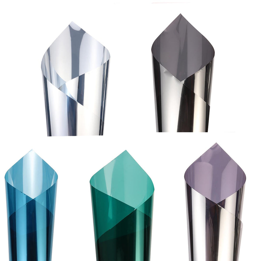 5 Colors One Way Mirror Insulation Window Film Stickers UV Rejection Privacy Tint Films