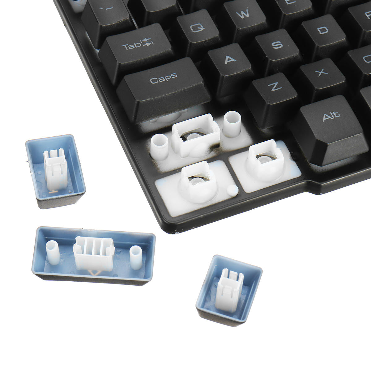 104 Keys Gaming Keyboard RGB Backlit Light Wired Keyboard and 1600 DPI Gaming Mouse Set