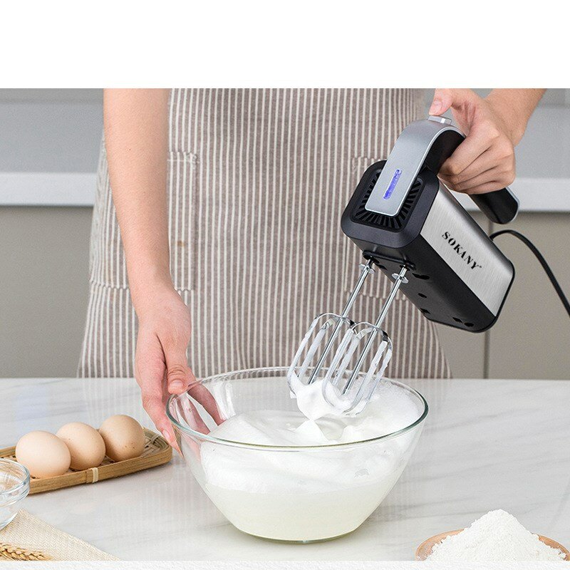 Electric Hand Mixer Egg Beater Spiral Whisk Cream Kitchen Cooking Tool