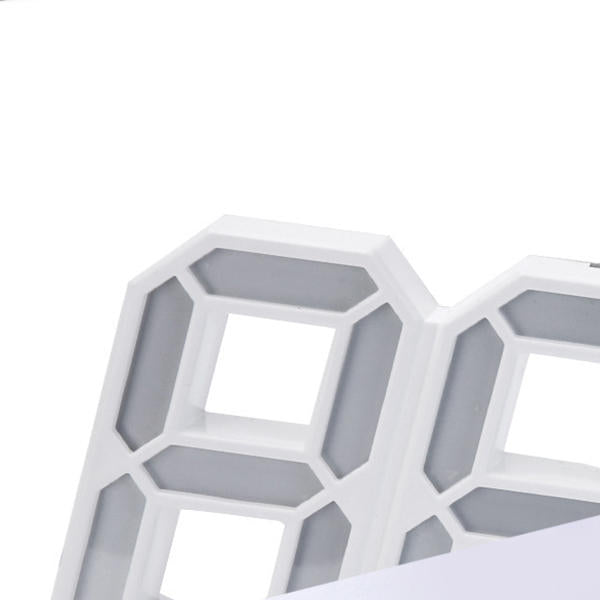 Creative USB Charging 3D Digits Display Adjustable Brightness Alarm Clock