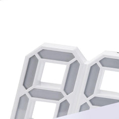 Creative USB Charging 3D Digits Display Adjustable Brightness Alarm Clock
