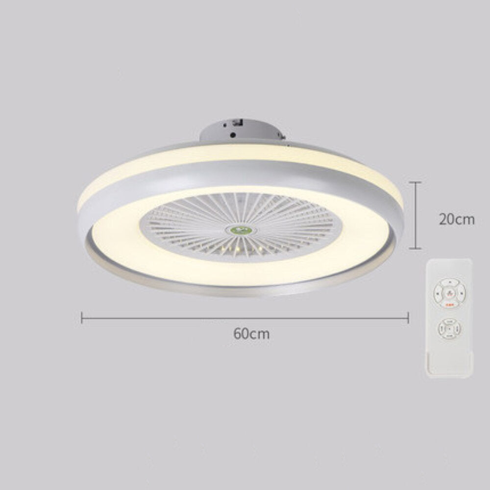 Ceiling Fan with Lighting LED Light Stepless Dimming Adjustable Wind Speed Remote Control