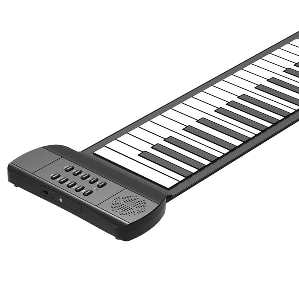 61 Standard Keys Foldable Portable Electronic Keyboard Roll Up Piano