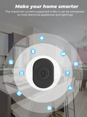 Mini Smart Switch Module WiFi Remote Control Light Controller Breakers With Alexa Google Home