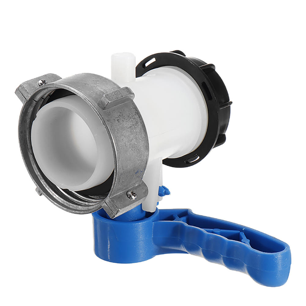 Universal Hose Connector Tap Shut Off Garden Accessories Coarse Thread Tote Tank Adapter Butterfly Valve Fitting Parts for Home