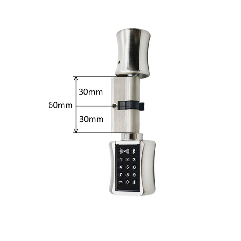 Smart Cylinder Lock APP Control TT Lock Digital Keypad Code RFID Card Keyless Door Lock For Home Hotel Apartment