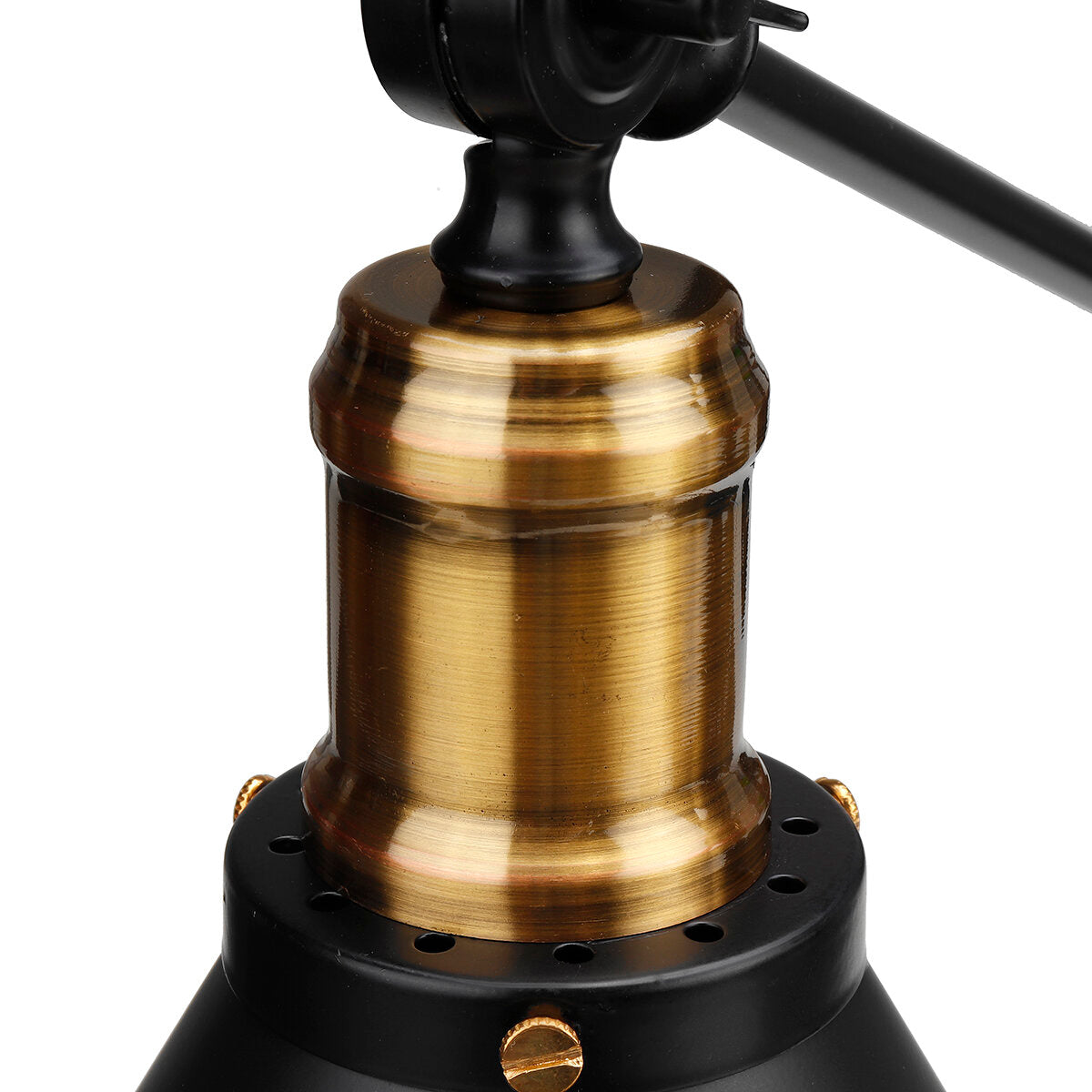 Industrial Style Wall Lamp Vintage Wrought Iron Bedside Indoor Lighting 110V