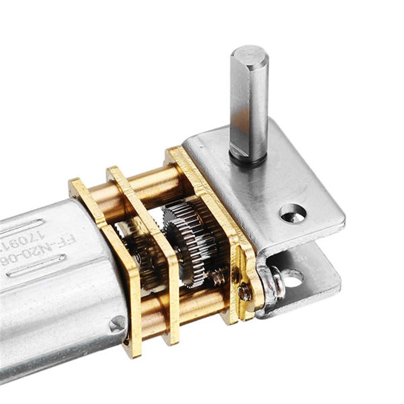 DC 6V 18rpm Worm Gear Motor Gear Box Worm Reducer Electric Motor