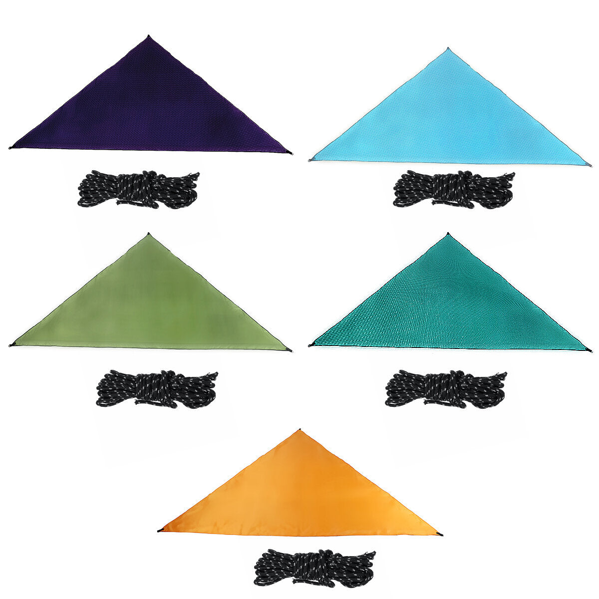 6x6x6m Sunshade Awning Waterproof Canopy Cover UV-proof Swimming Yard Beach Garden Patio Sail