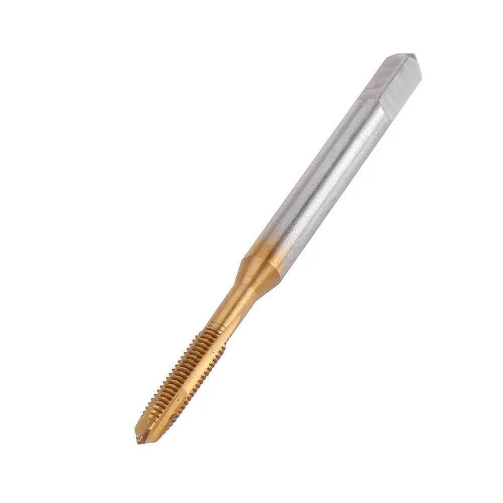 Titanium Coated Hand Tap HSS Metric Straight Flute Thread Screw Tap