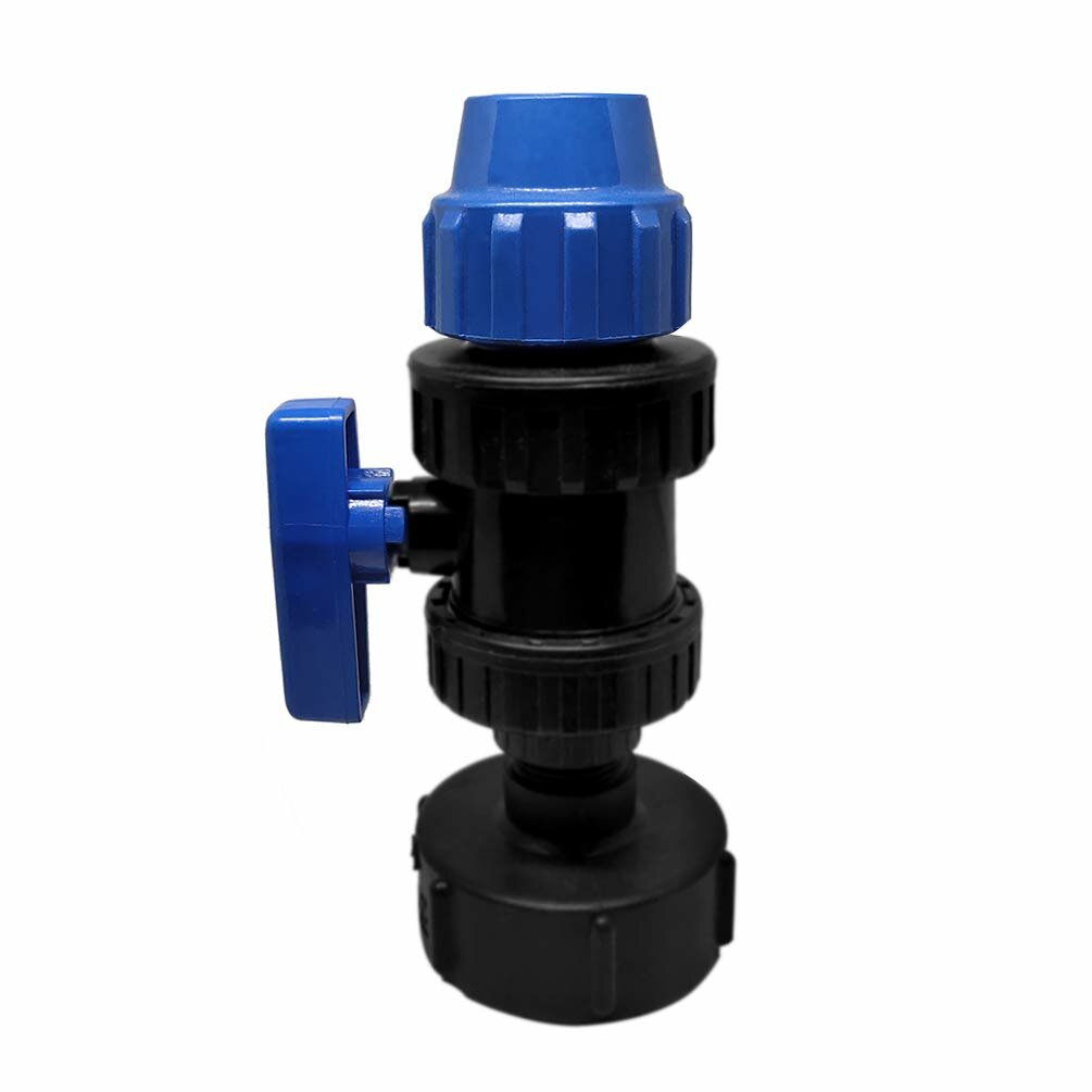 Ton Barrel Water Tank Connector Garden Tap Thread 1/4"(25mm) Plastic Fitting Tool Adapter Brass Valve Outlet Type