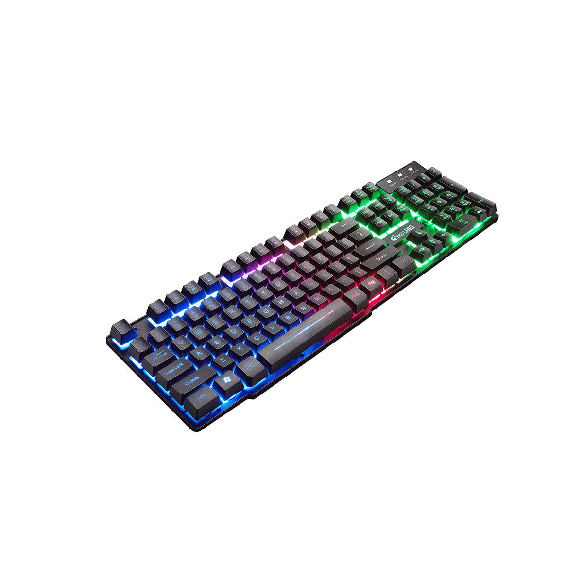 Wired Keyboard & Mouse Set 104 Keys RGB Backlight Mechanical Feeling Gaming Keyboard 2400DPI Ergonomic Home Office Mouse for Laptop Computer PC