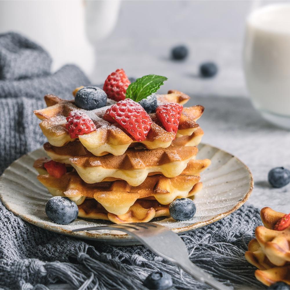 750W Electric Waffles and Sandwich Maker Machine, 220V