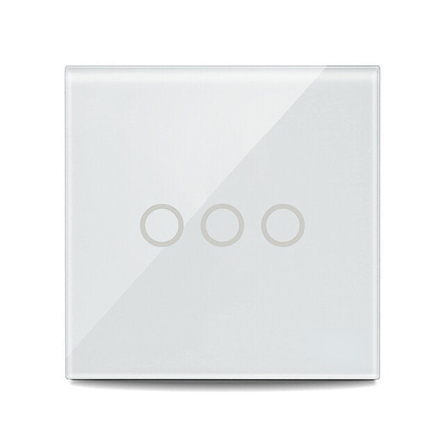 Smart Light Switch EU 1/2/3CH Touch Sensitive Wall Switch Home Automation Z Wave Wireless Remote Control Light Switch