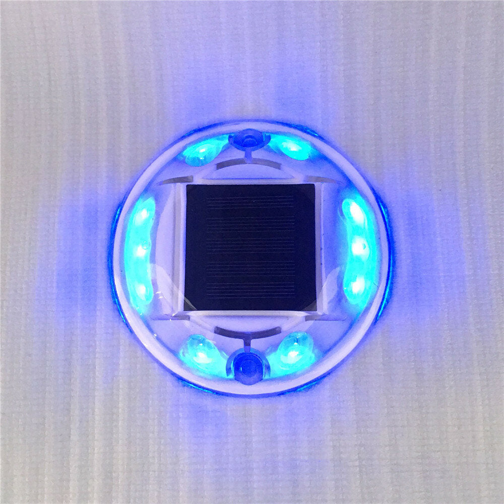 Solar Power Fish Boat Light Underwater Deck Lights Fish Lamps Tail Light for Boat Car Truck