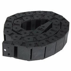 18mm x 37mm Openable Plastic Cable Drag Chain 1M Long Wire Carrier Drag Chain