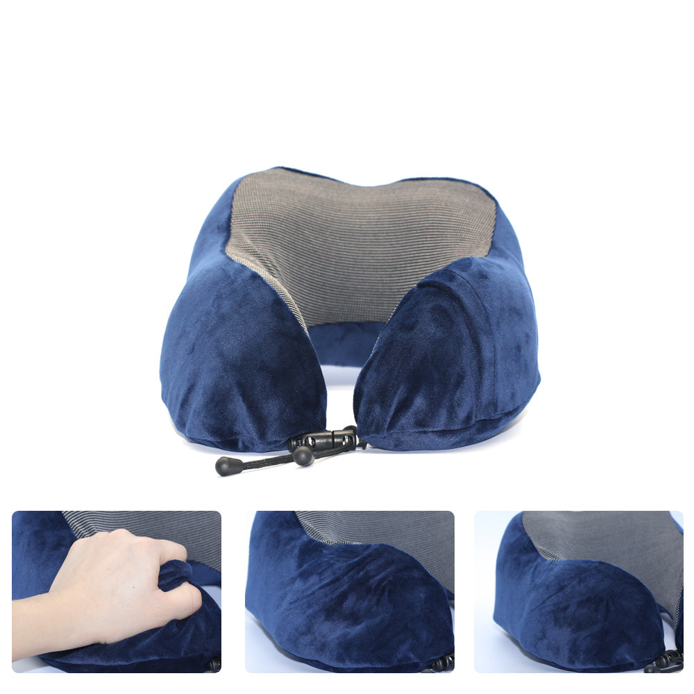 U Shaped Memory Foam Neck Pillows Soft Travel Pillow Cervical Airplane 30*28*14CM Healthcare Bedding