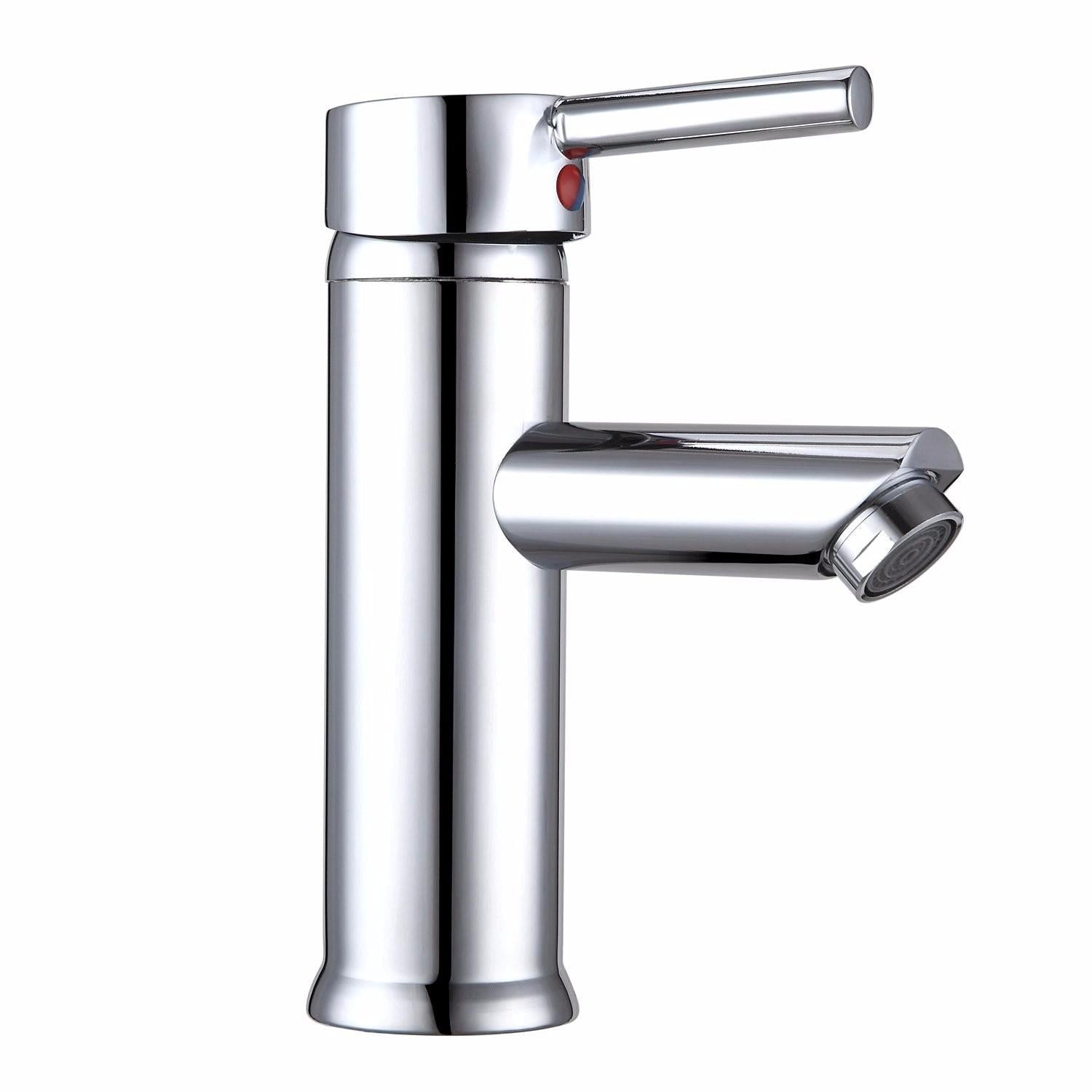 Brass Waterfall Basin Faucet Single Lever Mixer Bath Tap