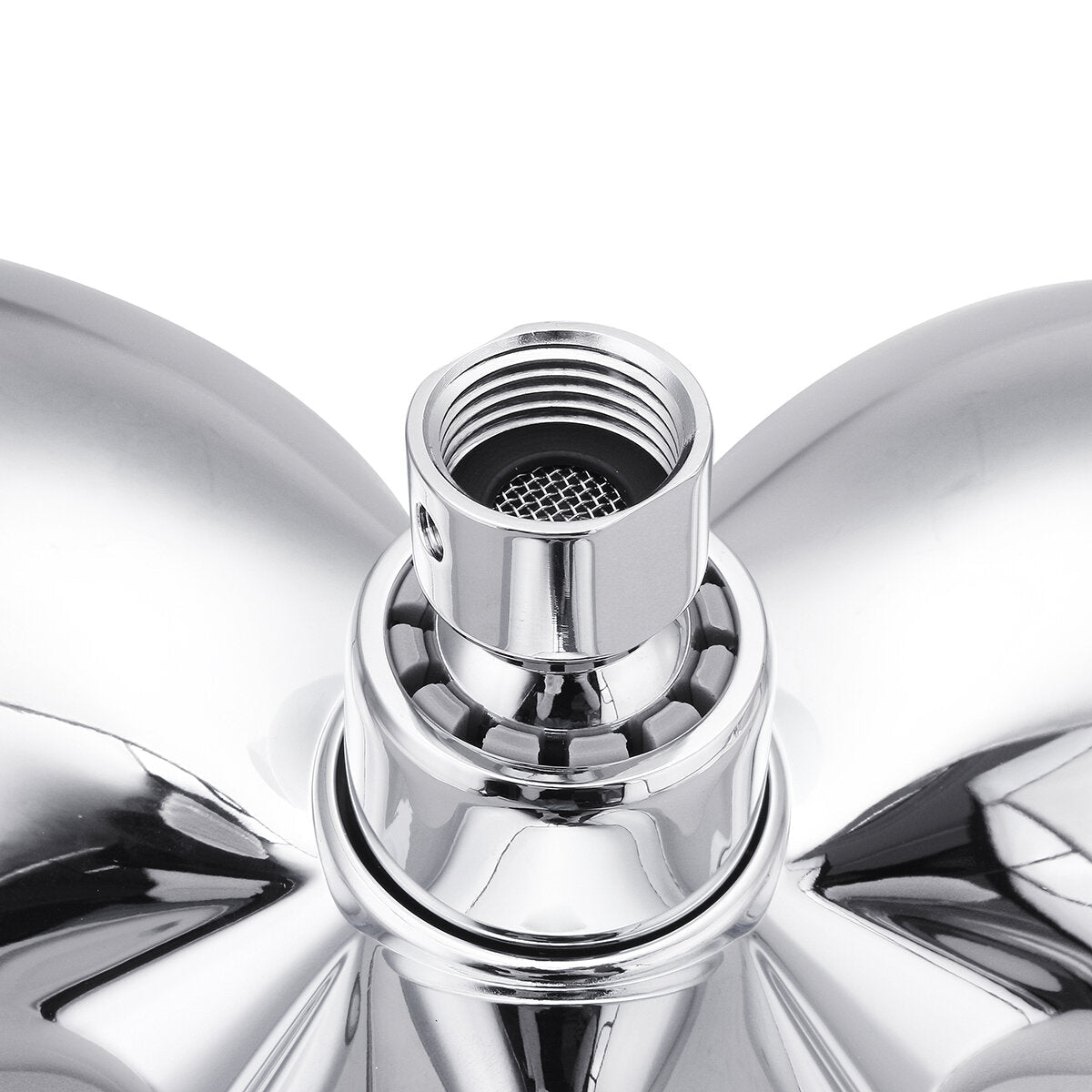 106 Nozzles Angle Adjustable Waterfall Rainfall Shower Heads Chrome Plated Trident Shape Head