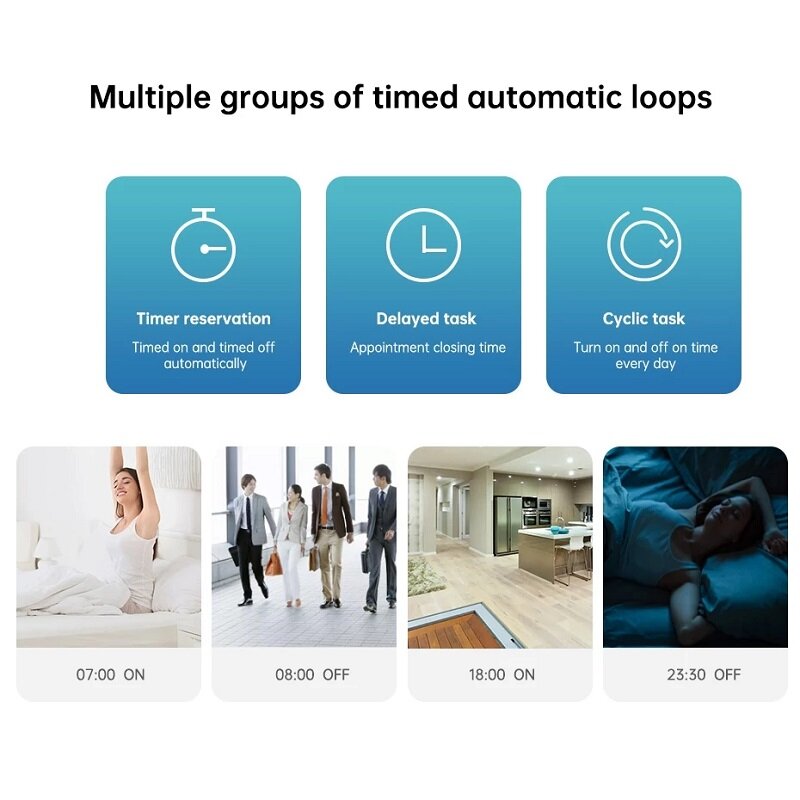 Smart Wifi Wireless Switch LED Light Breaker APP Control Switch Work with Alexa Google Assistant IFTTT