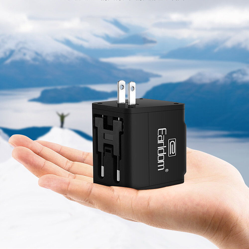 Universal Travel Adapter All-in-one International World Travel AC Power Converter Plug Socket