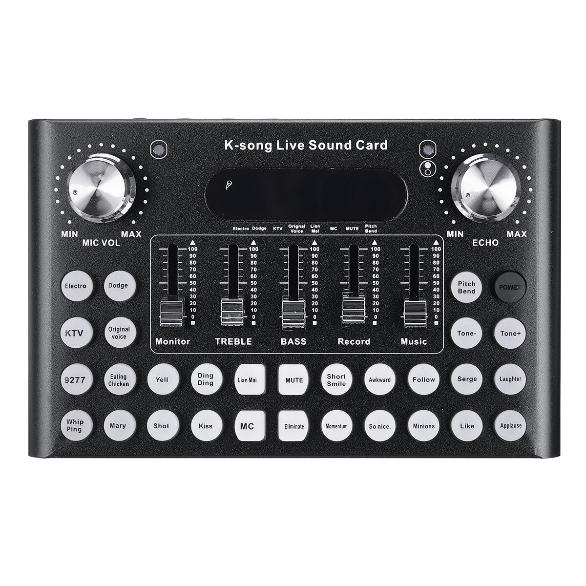 Live Sound Card Webcast Headset Mic Voice Control Bluetooth for Phone Computer