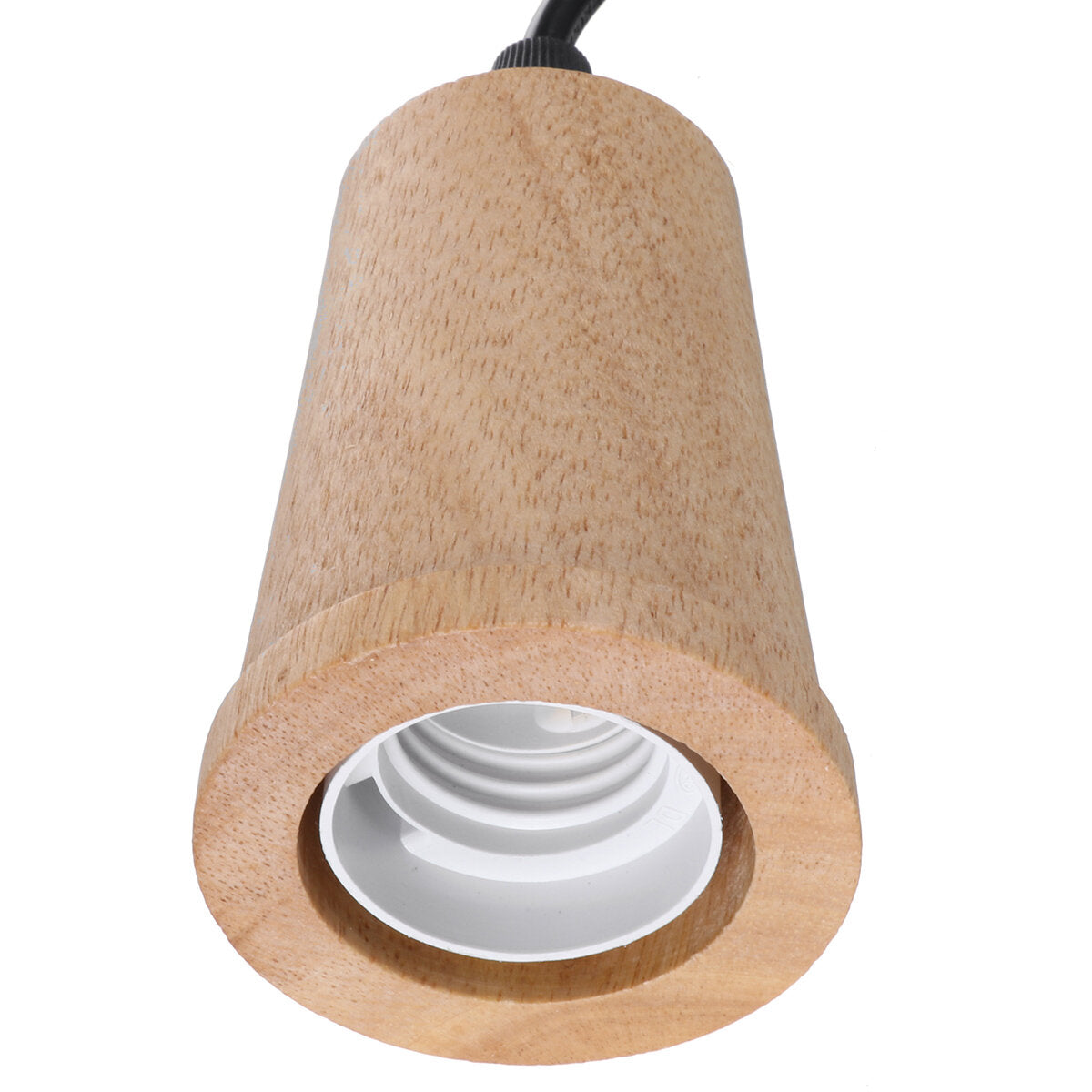 Wood Pendant Light Modern Ceiling Lights Bar Lamp Black Pendant Lighting Without Bulb