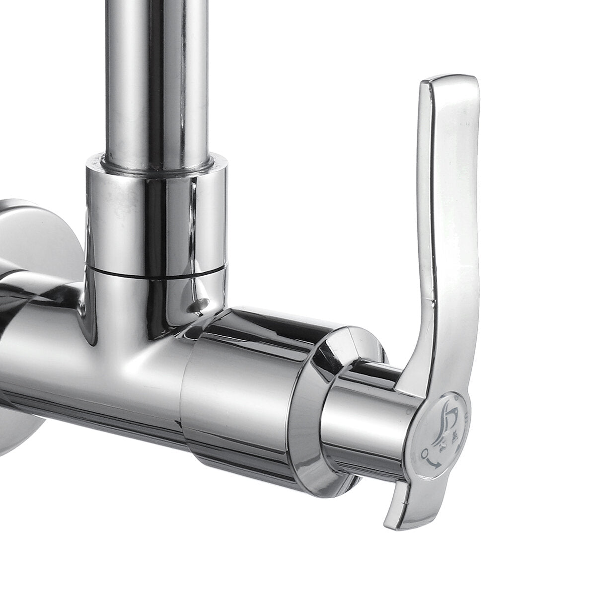 360 Degree Rotation Single Cold Faucet Brass Kitchen Sink Vertical
