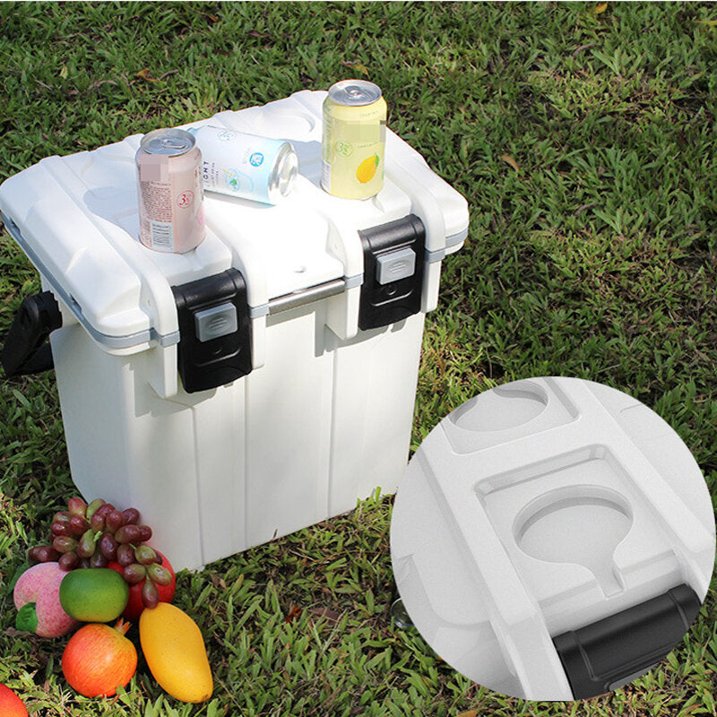 20L Portable Dual-use Thermal Insulation Case Vehicle Food Cooler Box For Outdoor Fishing Camping Picnic