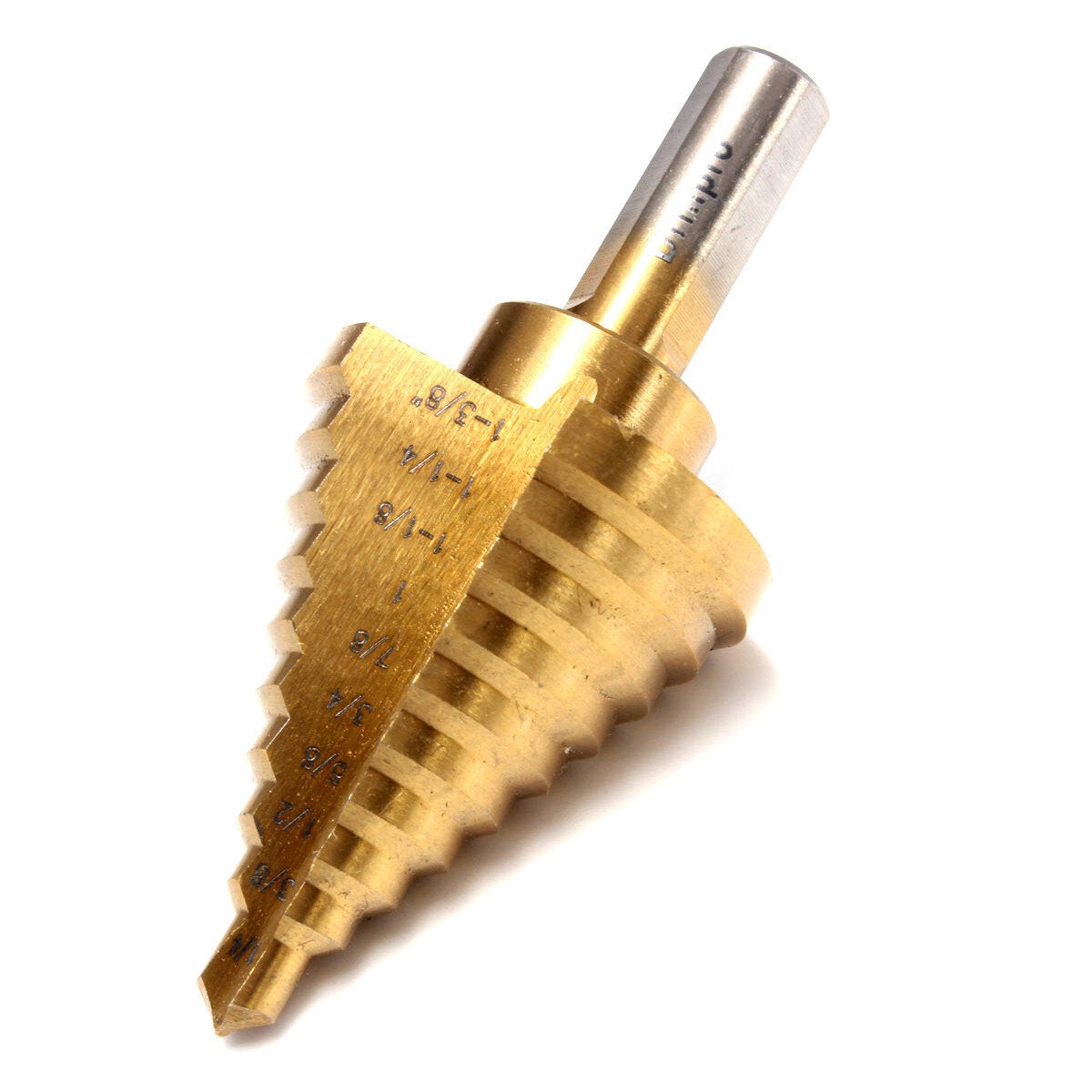 HSS Titanium Pagoda Drill/Ladder Drill 1/4&3/8&1/2 Inch Round Shank Step Drill Bit