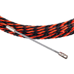 2Pcs 20m Electric Spiral Cable Push Puller Conduit Snake Cable Rodder Fish Tape Wire Guide