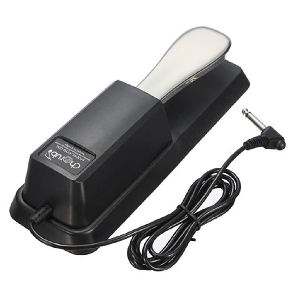Metal Pedals Portable Damper Sustain Pedal for Keyboard Piano Instruments
