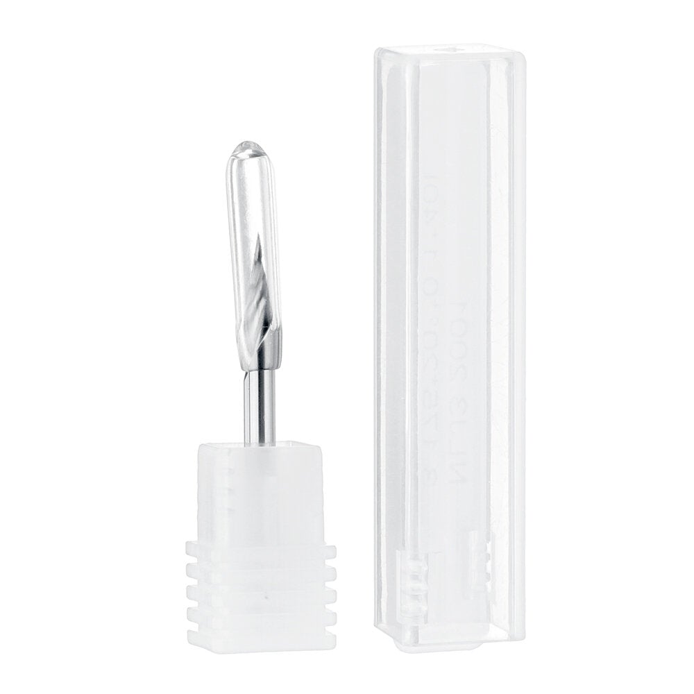 10Pcs 3.175mm Shank Engraving Bit End Milling Cutter 20 Degrees Tip 0.1mm Carbide 3D Milling Bit Carving