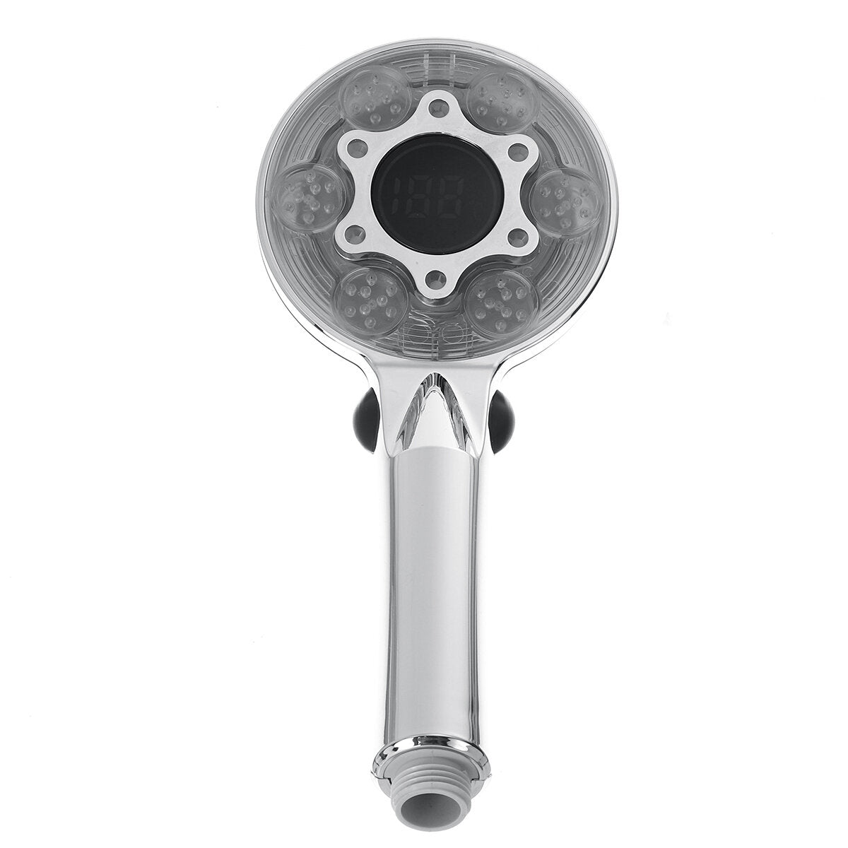 3 Color LED Shower Head Digital LCD Display Temperature Control Shower Head