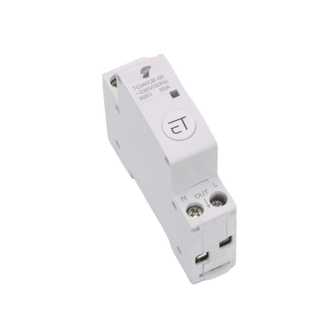 WiFi Circuit Breaker Remote Control by eWeLink APP Voice Control With Amazon Alexa Google Home 18mm Din Rail Main Switch