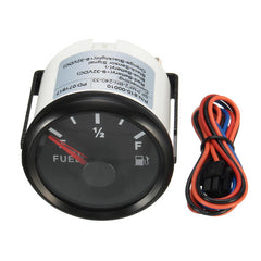 Marine Boat Fuel Level Gauge Yacht Trim Tank Indicator 52mm 12/24V 240-33 Ohms