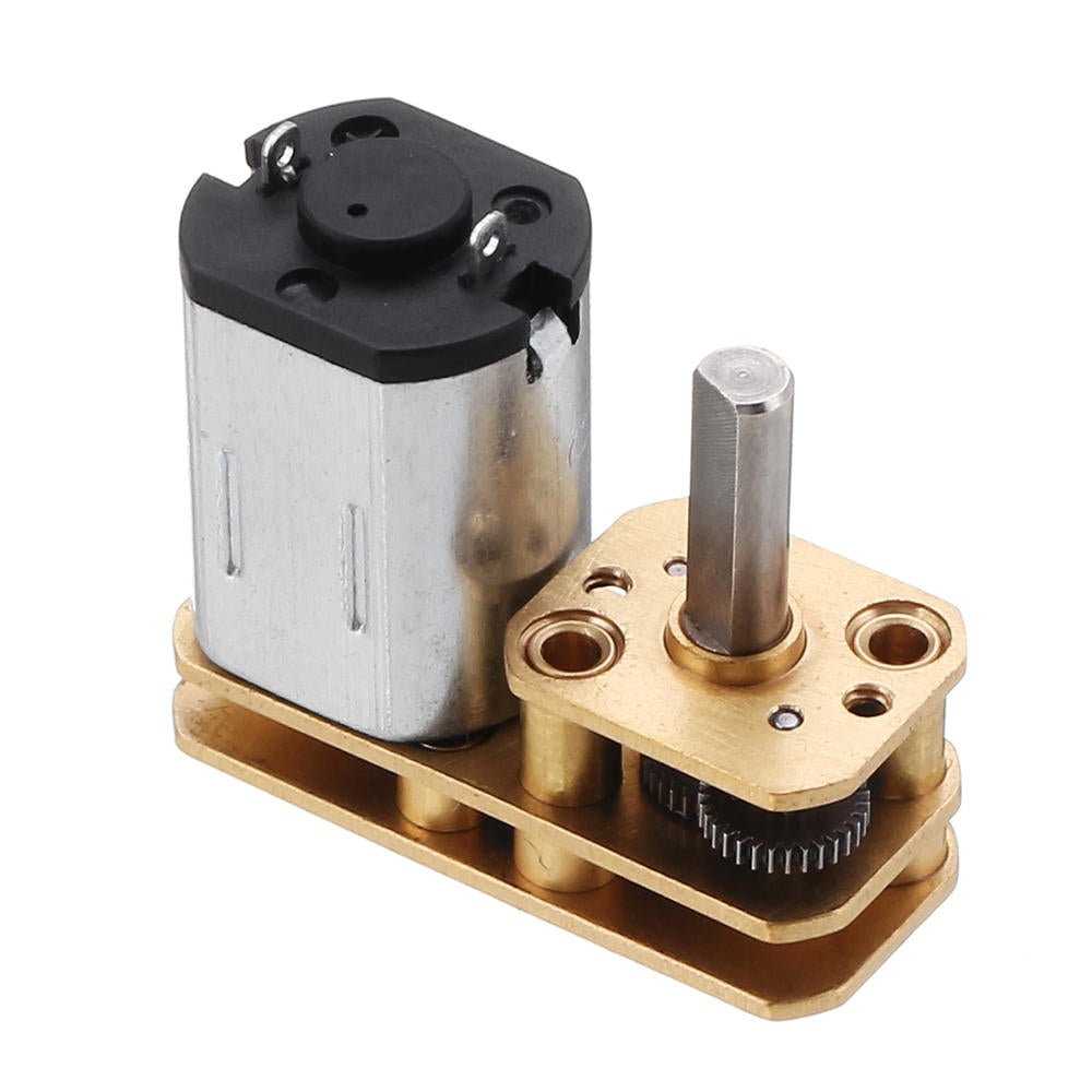 DC12V 105rpm 1:200 Ratio DC Motor Permanent Magnet Reduction Gear Motor