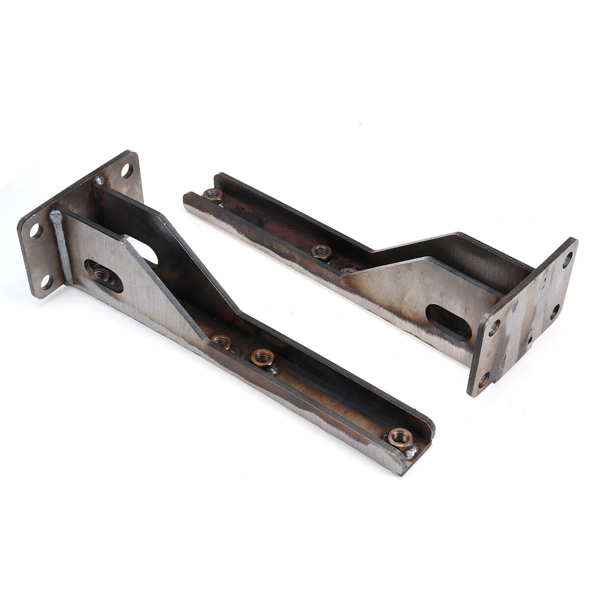 2PCS 1/4" Rear Bumper Bar Brackets Support Mount