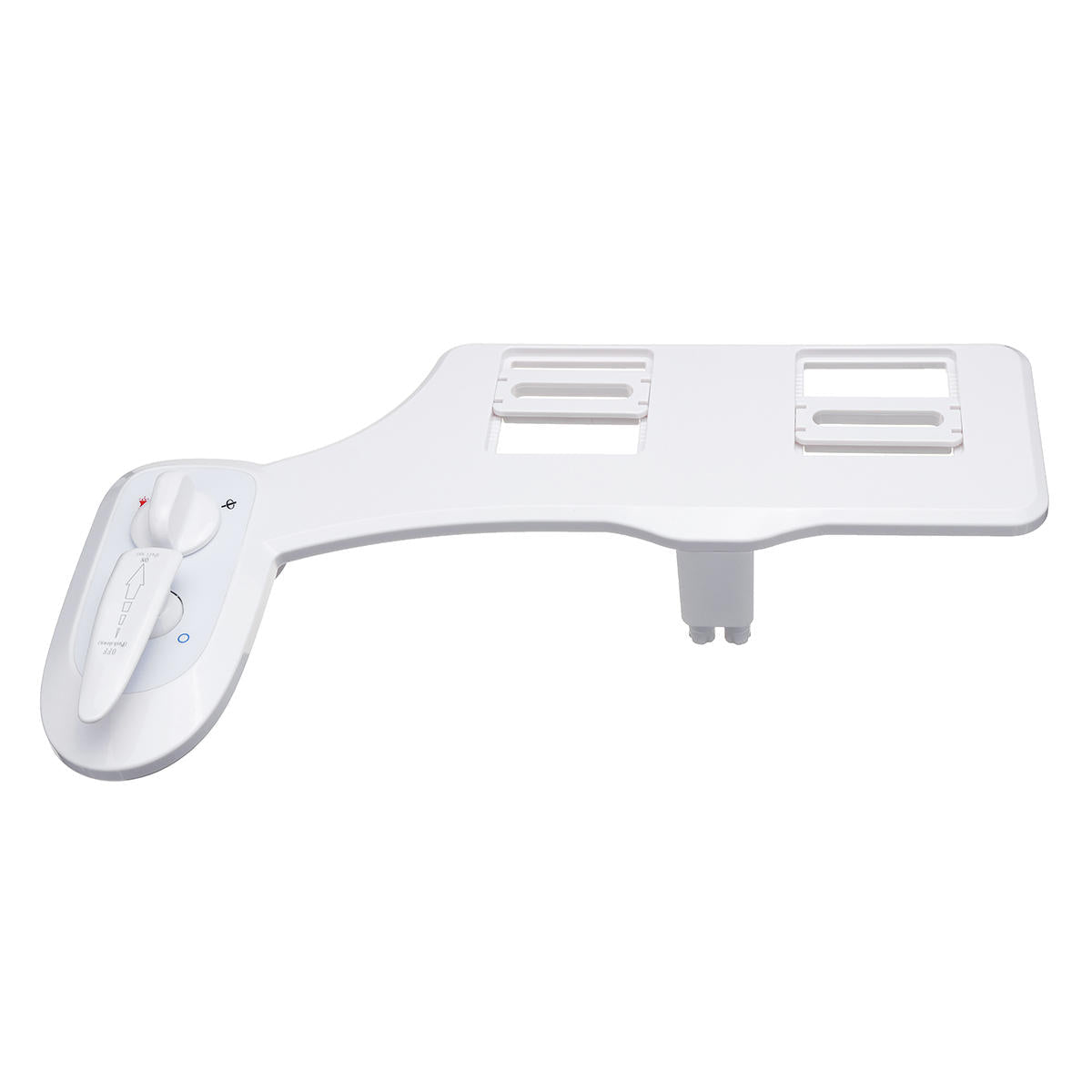 Dual Cold Hot Water Nozzle Spray Non-Electric Bidet Bathroom Toilet Seat Cleaning Device