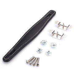 Brown Black Leather Amplifier Handle Raised Center for Fender Amp